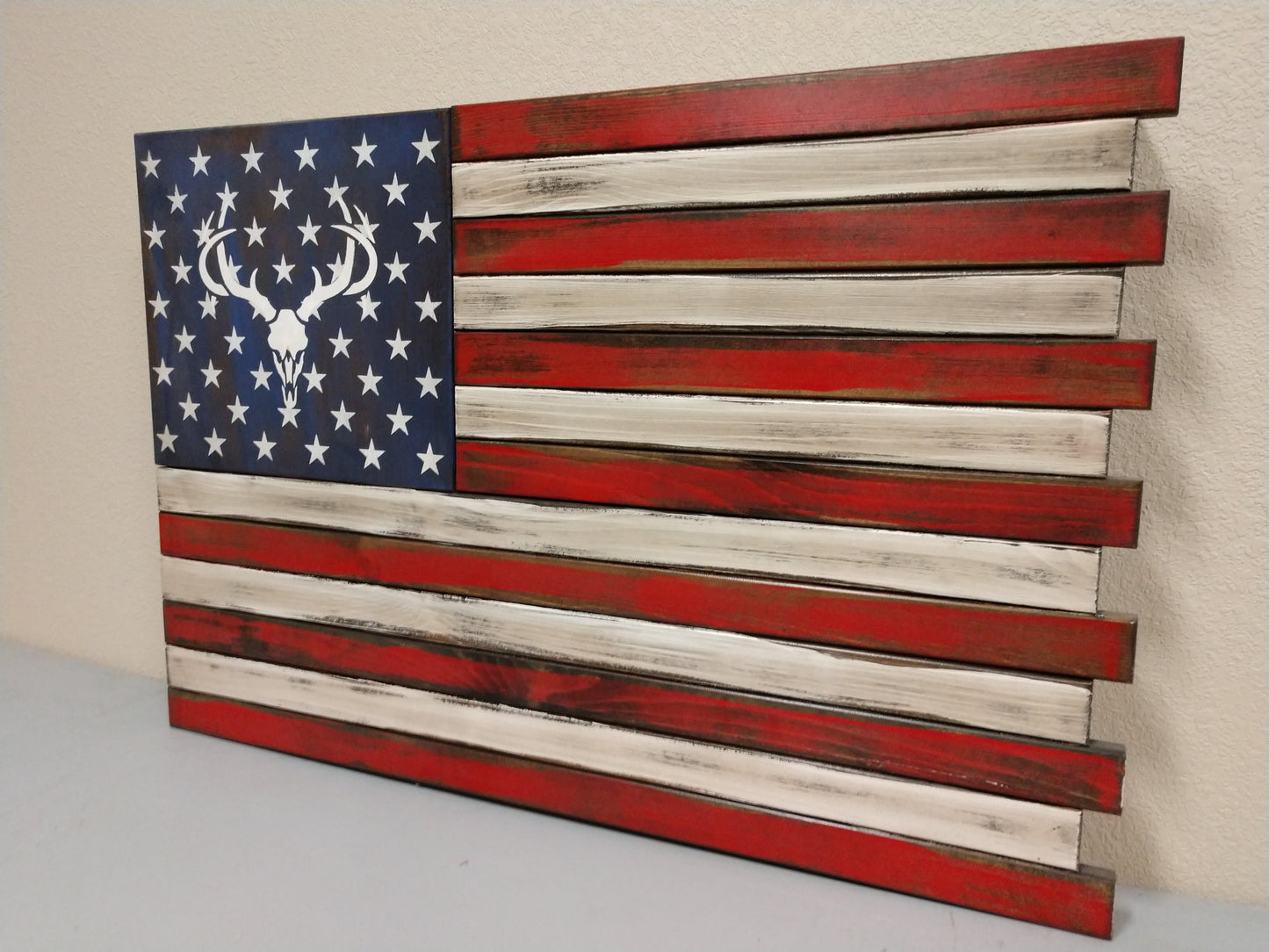Liberty Home Concealment Large American Flag Gun Concealment Case with 2 Compartments