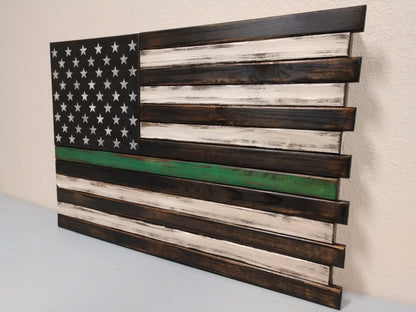 Liberty Home Concealment Large American Flag Gun Concealment Case with 2 Compartments