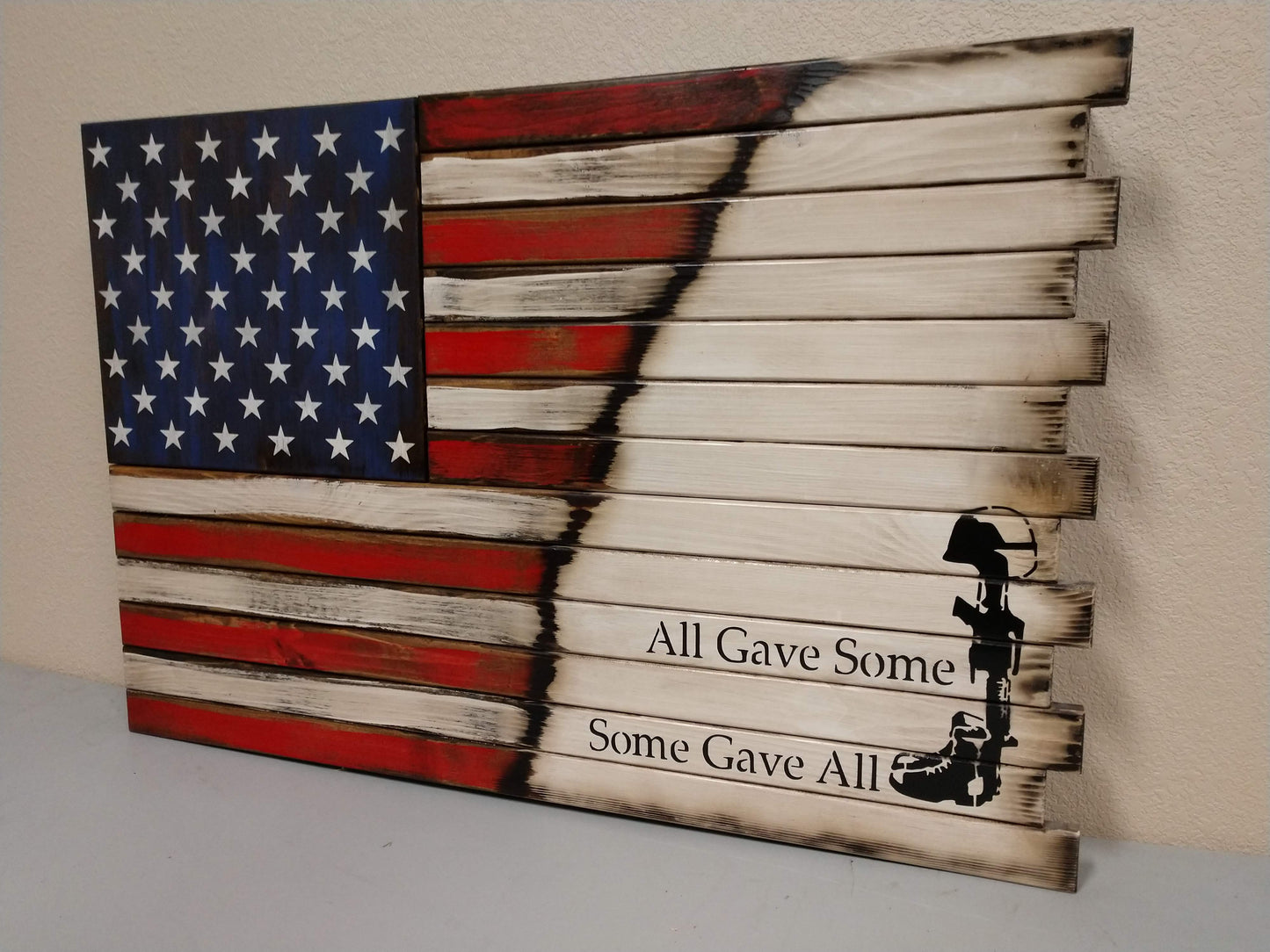 Liberty Home Concealment Deluxe 3 Compartment Gun Concealment Case (Hybrid American Flag Designs)