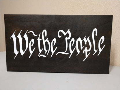 Liberty Home Concealment Mini WE THE PEOPLE Mini Gun Storage Sign
