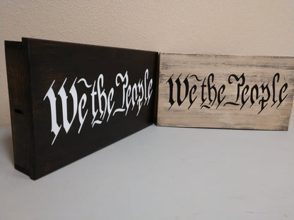 Liberty Home Concealment Mini WE THE PEOPLE Mini Gun Storage Sign