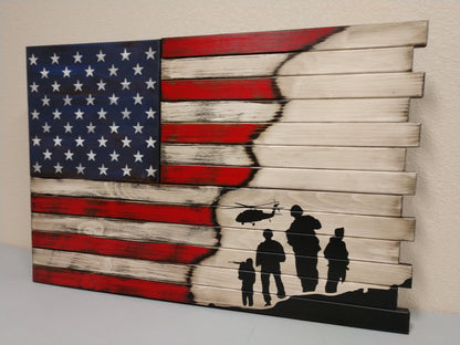Liberty Home Concealment "Heroes In Arms" Concealment Flag