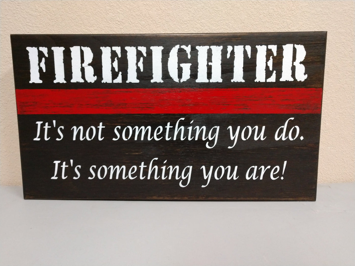 Liberty Home Concealment Mini Thin Red Line Firefighter Concealment Art