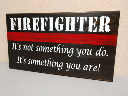 Liberty Home Concealment Mini Thin Red Line Firefighter Concealment Art