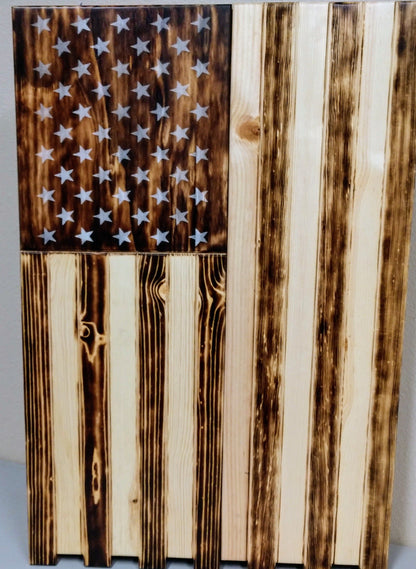 Liberty Home Concealment Large Vertical Hanging American Flag Gun Concealment Case