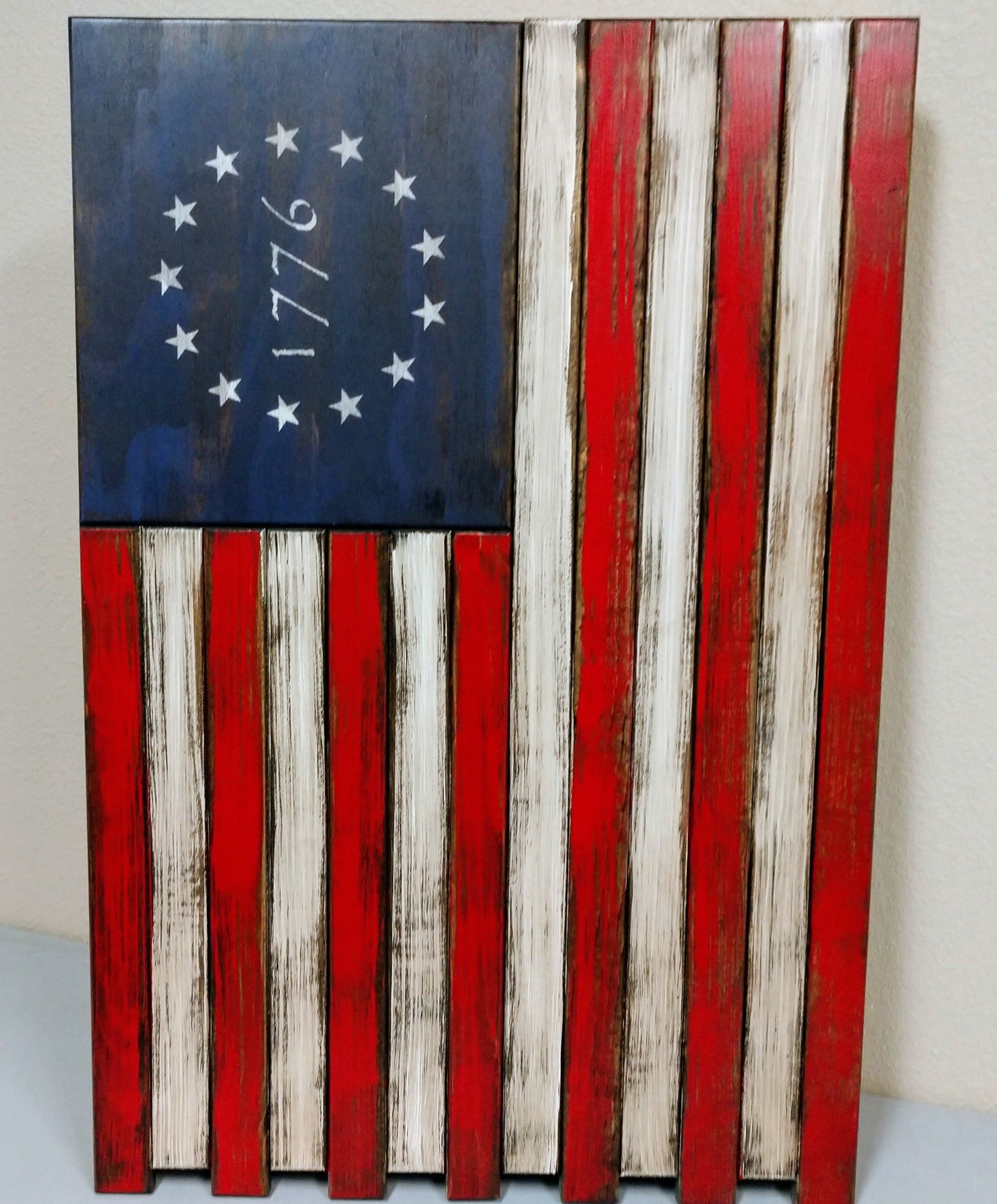 Liberty Home Concealment Large Vertical Hanging American Flag Gun Concealment Case