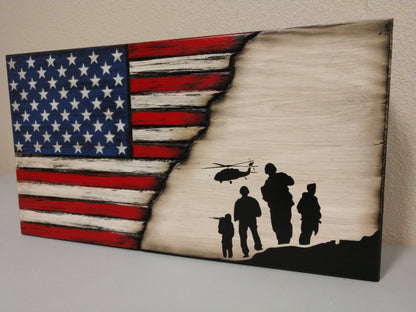 Liberty Home Concealment "Heroes In Arms" Concealment Flag