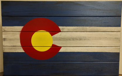 Liberty Home Concealment Small Wooden State Flag & Special Design Gun Case