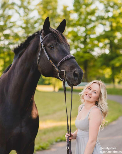Bridles & Reins Replacement Noseband of ExionPro 'Perseus' Anatomical Jumping Bridle without Flash