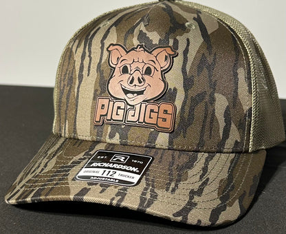 Pig Jigs  LEATHER PATCH HAT