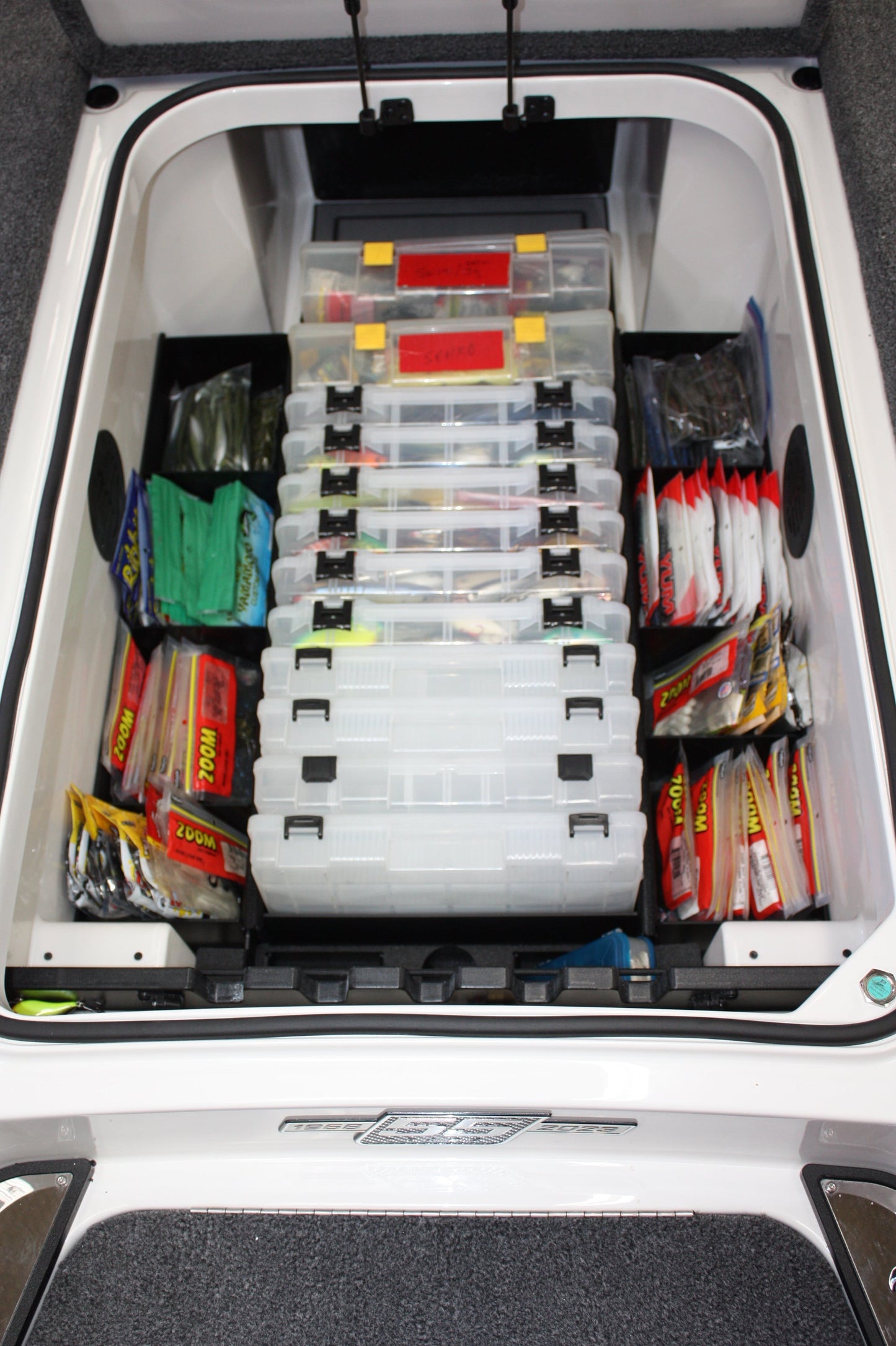 AMPD Marine NPDRANG0015 2023-2025 Ranger® Z521 / 520 R FRONT DECK CENTER COMPARTMENT TACKLE STORAGE TRAY SYSTEM