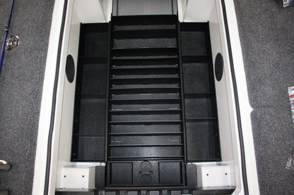 AMPD Marine NPDRANG0015 2023-2025 Ranger® Z521 / 520 R FRONT DECK CENTER COMPARTMENT TACKLE STORAGE TRAY SYSTEM