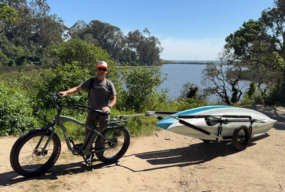 Moved By Bikes  SUP and Kayak Trailer V2 - Hitch Adapter