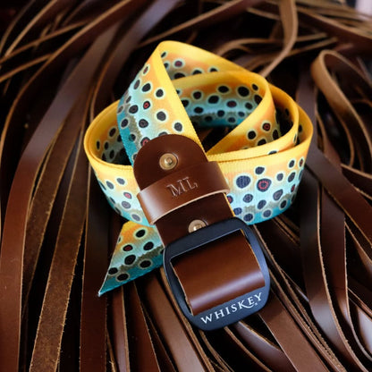 Whiskey Leatherworks Surf & Turf Belts - Freshwater Series