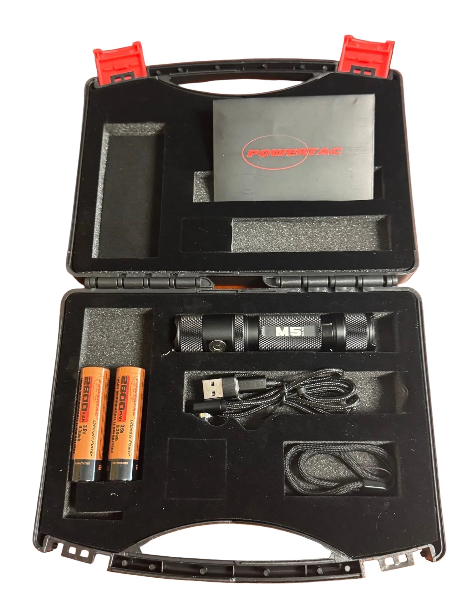 Powertac M5 Gen3 + Spare Battery Power Bundle - 2,030 Lumen EDC Flashlight