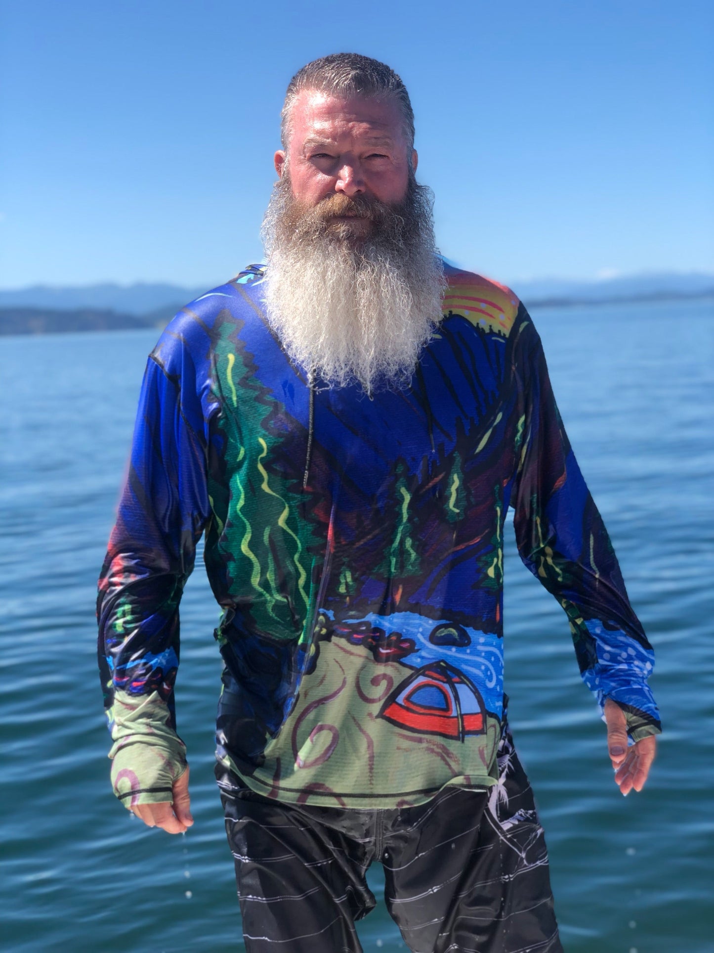 Cognito Brands Middle Fork Lightweight Mountain Graphic Hoodie