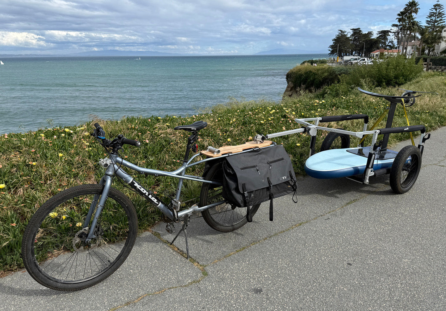 Moved By Bikes  SUP and Kayak Trailer V2 - Hitch Adapter
