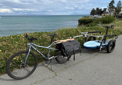 Moved By Bikes  SUP and Kayak Trailer V2 - Hitch Adapter