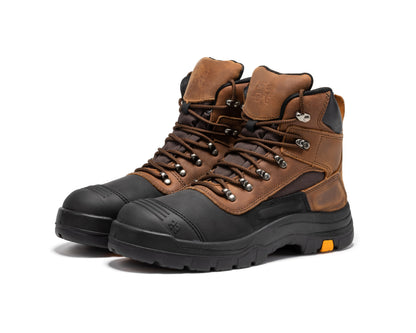 RockRooster Sedona 6 Inch Waterproof Steel Toe Leather Work Boots AK216