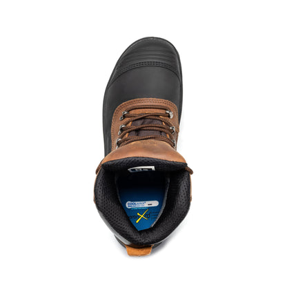 RockRooster Sedona 6 Inch Waterproof Steel Toe Leather Work Boots AK216