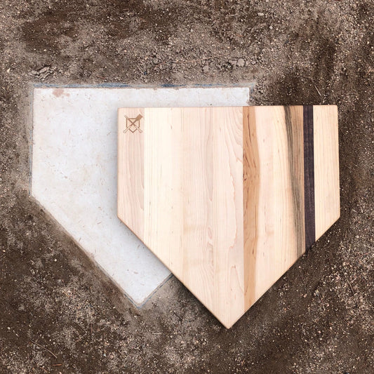 Baseball BBQ Full Size (17" x 17") Home Plate Cutting Board