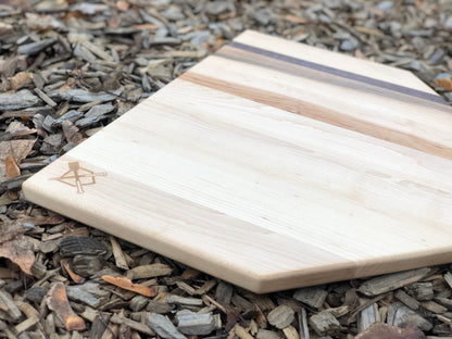 Baseball BBQ Full Size (17" x 17") Home Plate Cutting Board