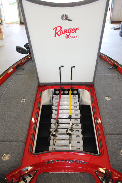 AMPD Marine NPDRANG0005 2015-2021 Ranger®  Z521C/L ANGLED FRONT DECK CENTER COMPARTMENT TACKLE STORAGE TRAY SYSTEM