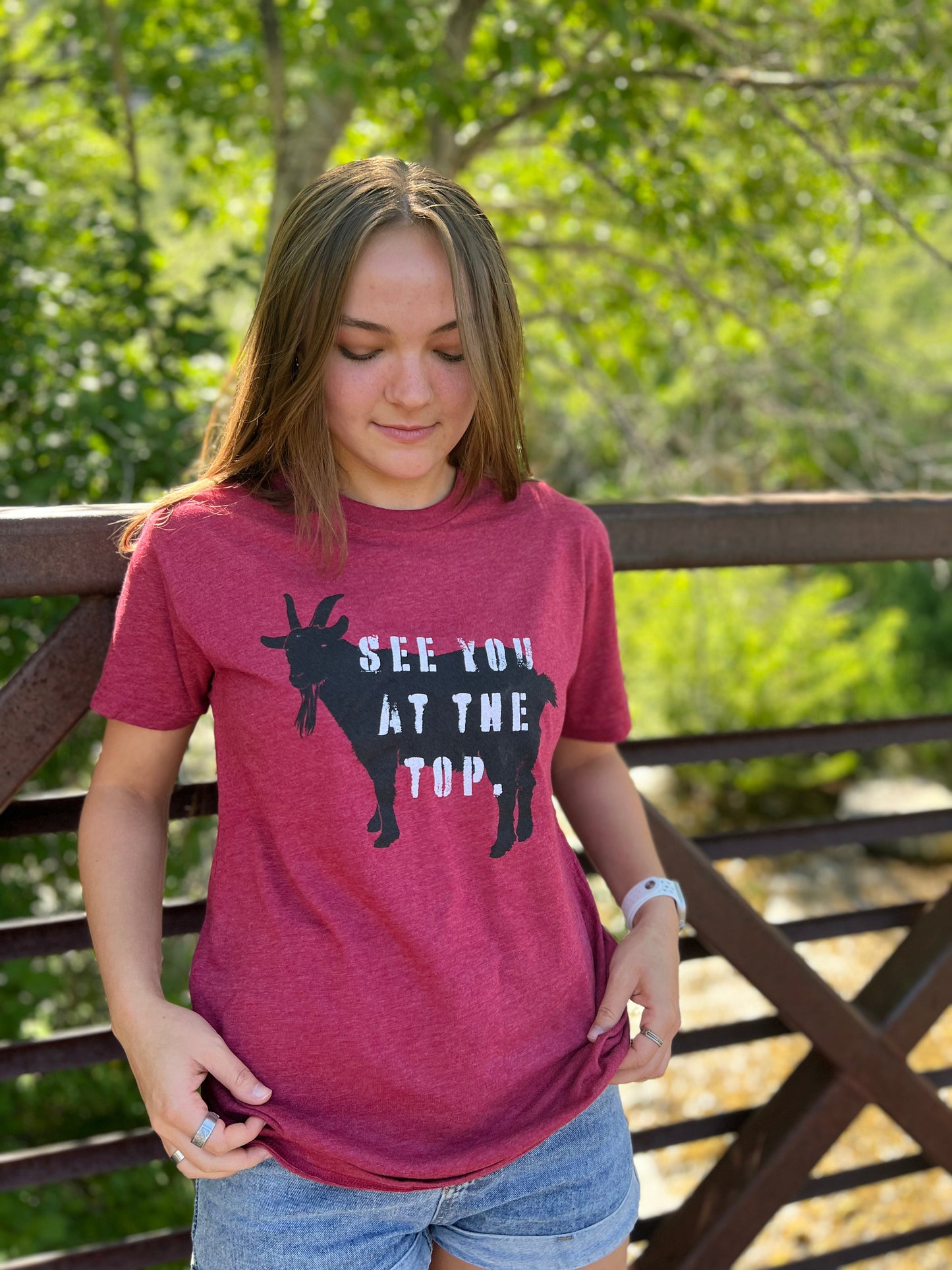 Timpanogos Hiking Co. See You At the Top Graphic Tee