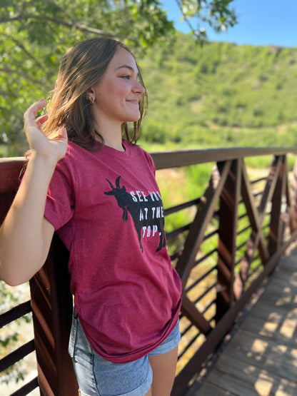 Timpanogos Hiking Co. See You At the Top Graphic Tee