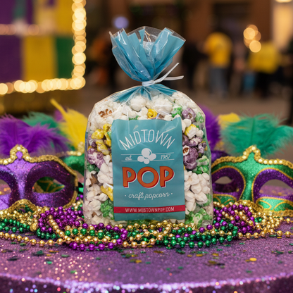 Midtown POP Mardi Gras Midtown Mix ⚜ Gourmet Popcorn