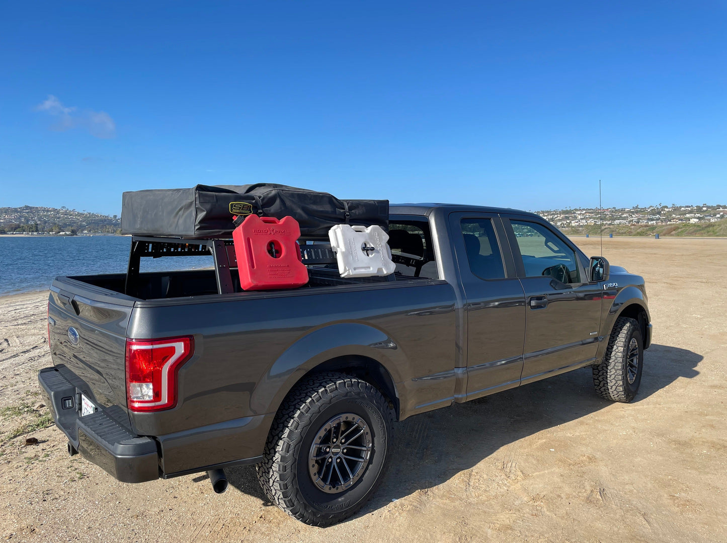 Range Industries 2015+ F-150 Mid Height Rooftop Tent Rack Kit