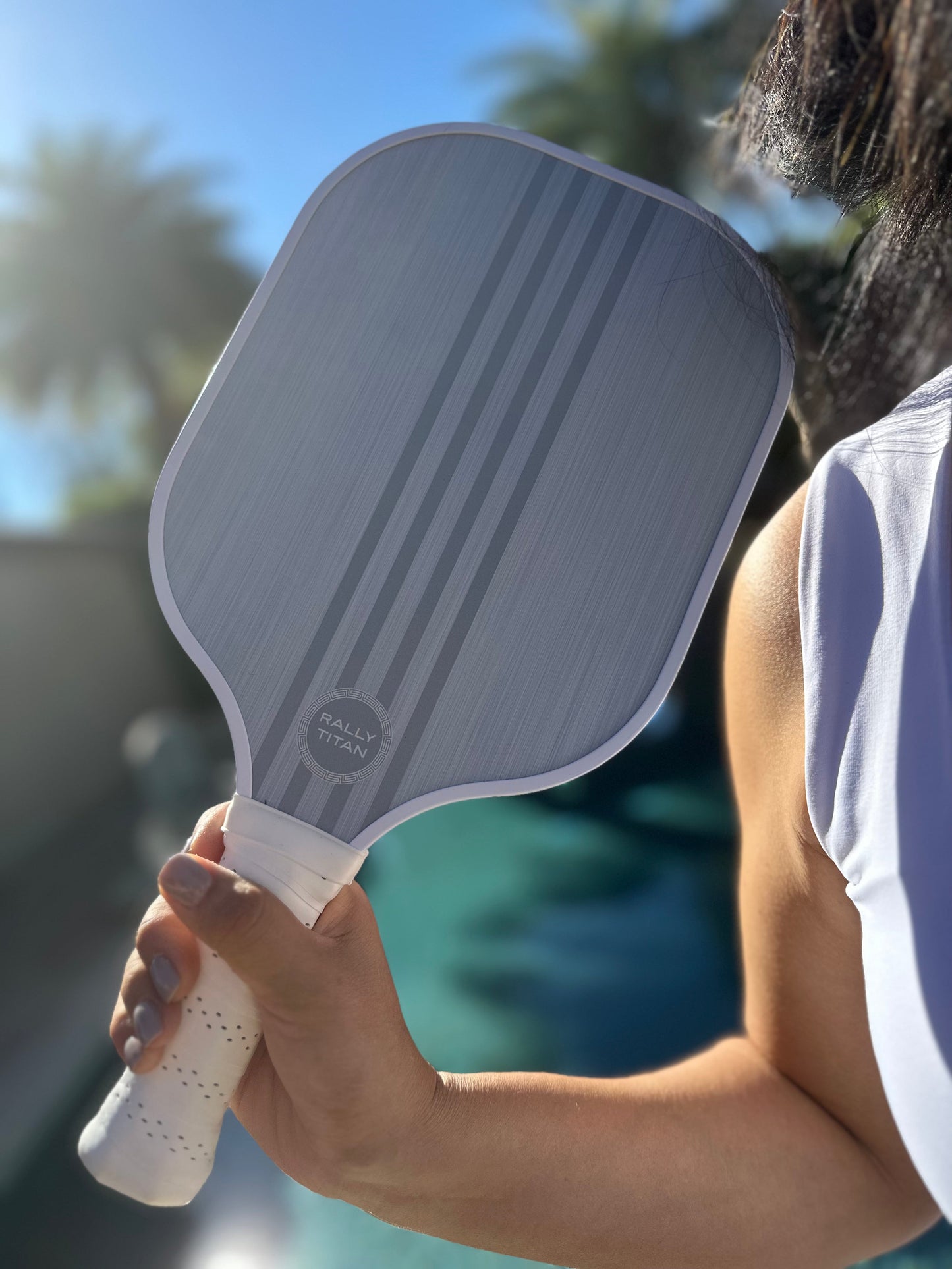 Rally Titan Pickleball Grizo | 10MM | T300 Textured Carbon Fiber Surface