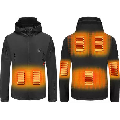 LITEGUEST Heated Camouflage Jacket  Waterproof Outdoor for Winter