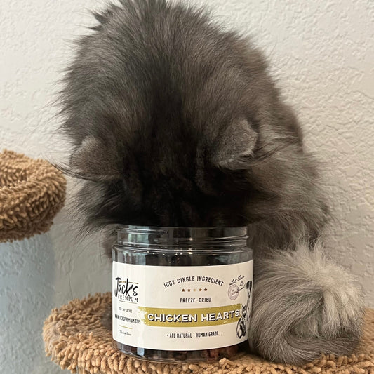 Jack’s Premium Chicken Hearts Freeze Dried