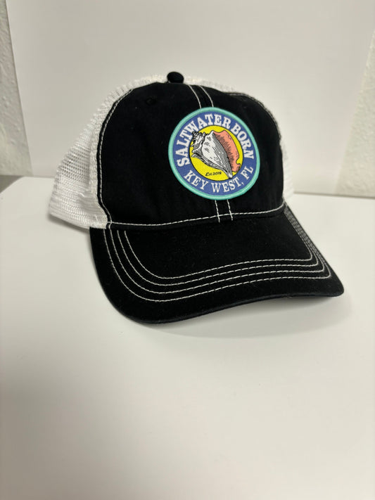 Saltwater Born Key West Vintage Trucker Mesh Hat