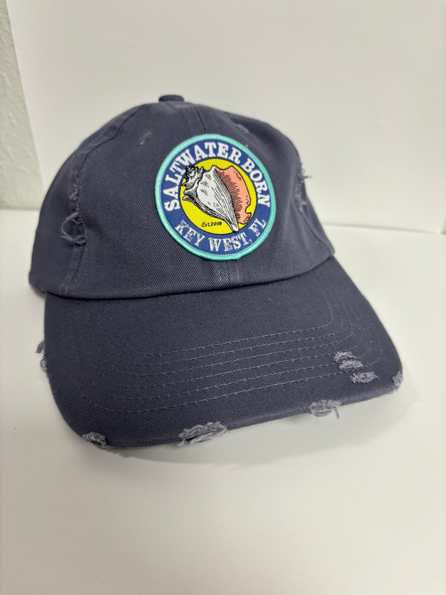 Saltwater Born Key West Vintage Distressed Hat