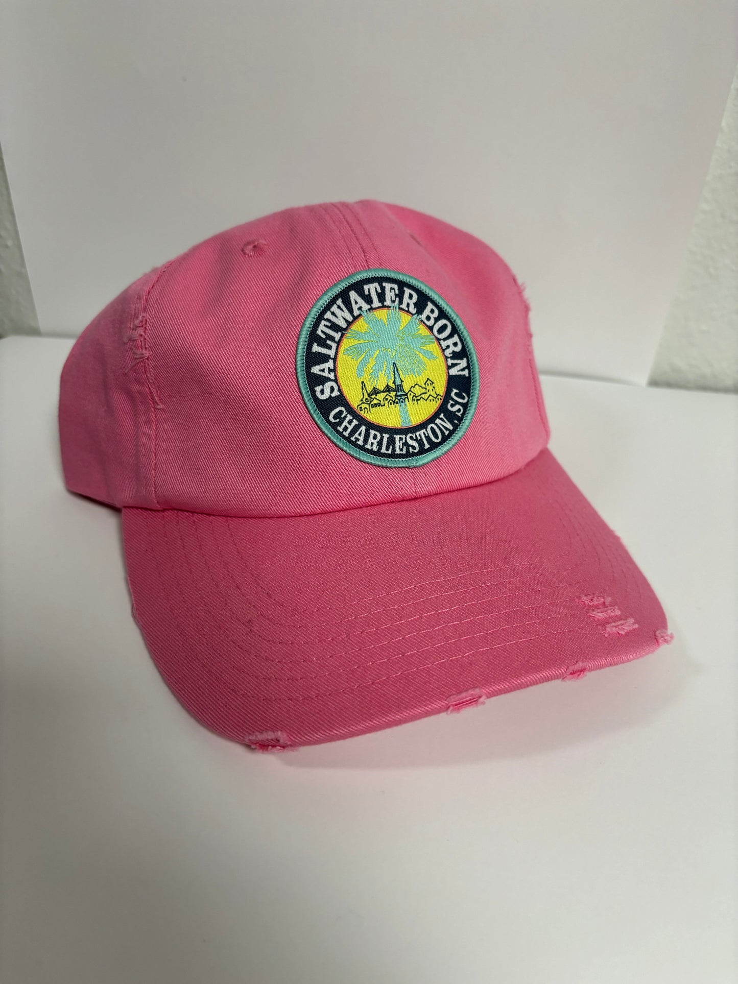 Saltwater Born Charleston, SC Vintage Distressed Hat