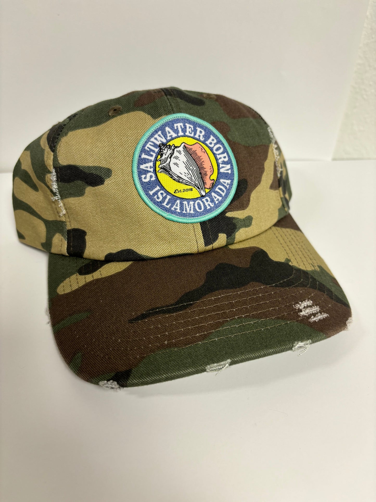 Saltwater Born Islamorada Vintage Distressed Hat