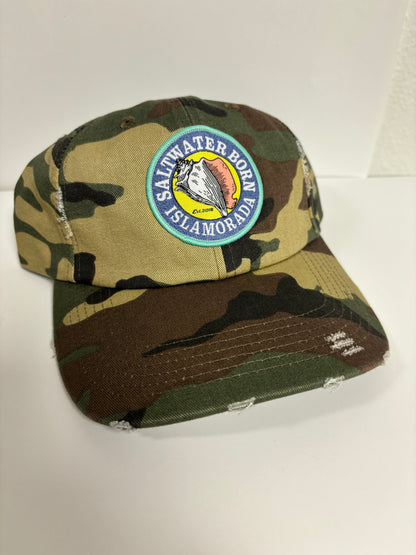 Saltwater Born Islamorada Vintage Distressed Hat
