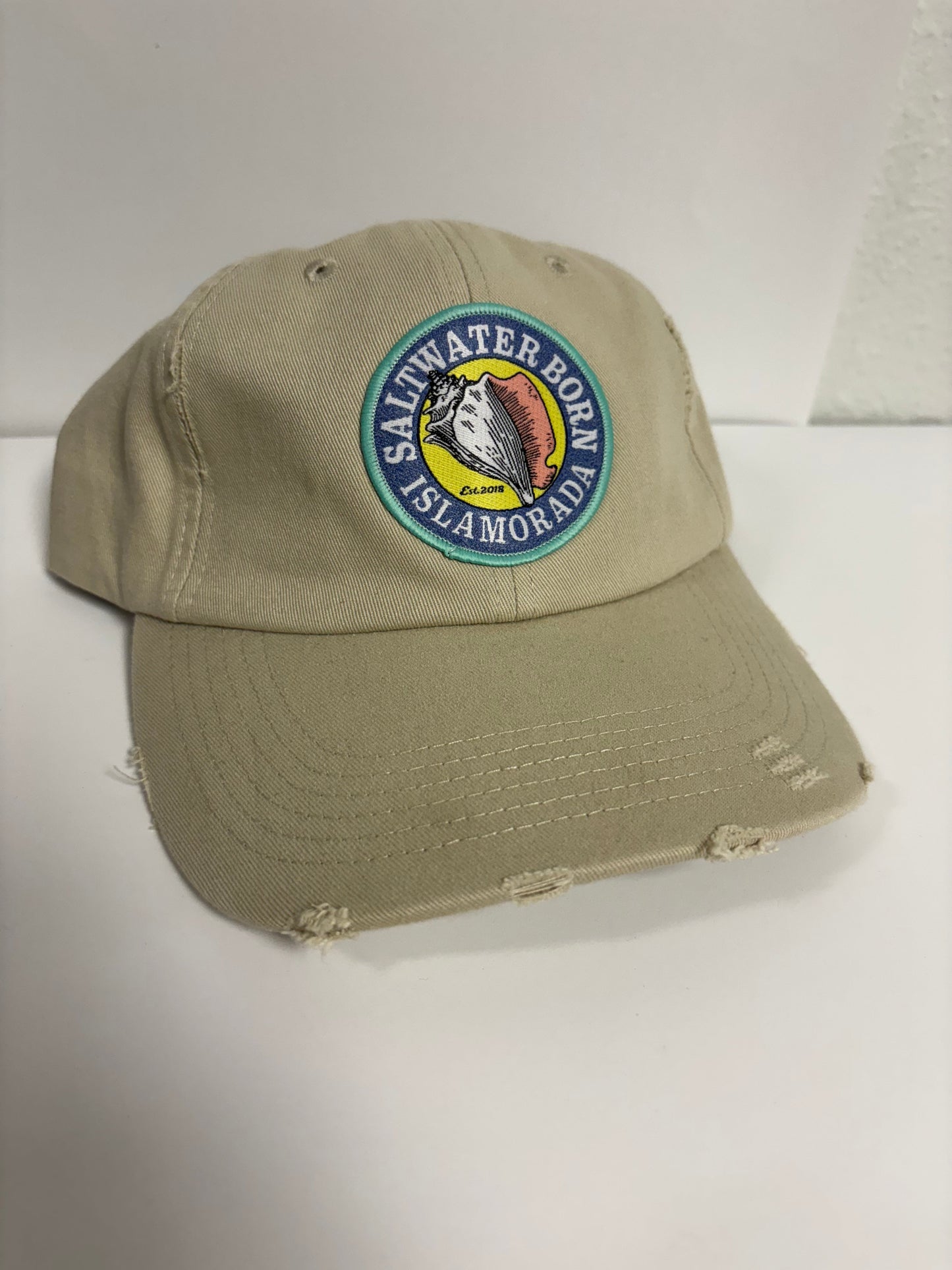 Saltwater Born Islamorada Vintage Distressed Hat