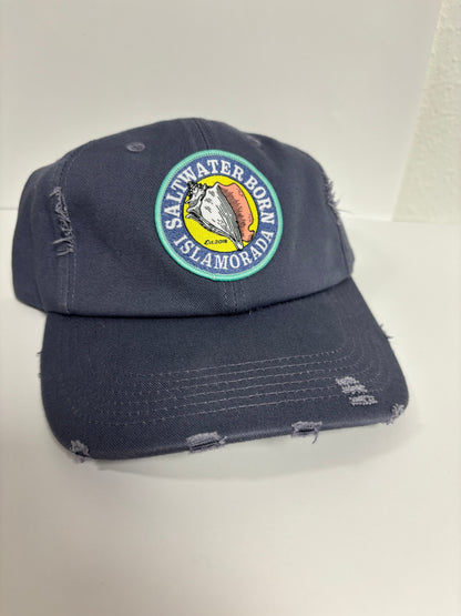 Saltwater Born Islamorada Vintage Distressed Hat
