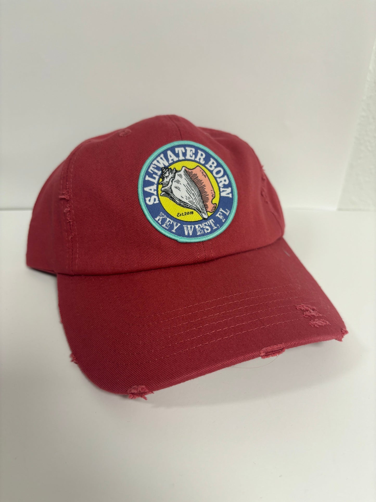 Saltwater Born Key West Vintage Distressed Hat