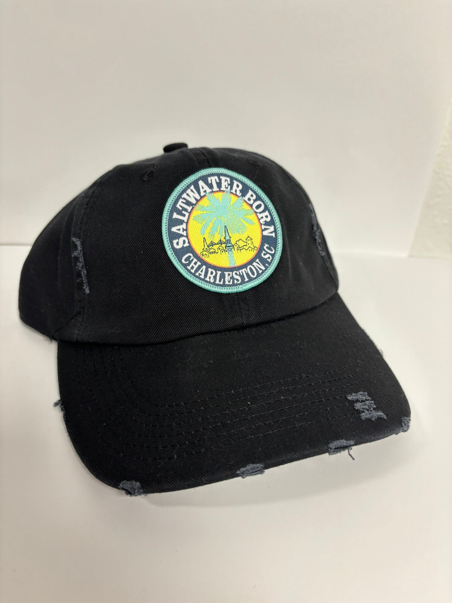 Saltwater Born Charleston, SC Vintage Distressed Hat