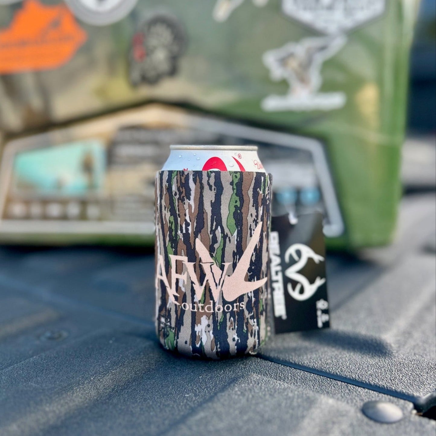 American Flyway Waterfowl Turkey Logo Drink Koozies - Regular Can