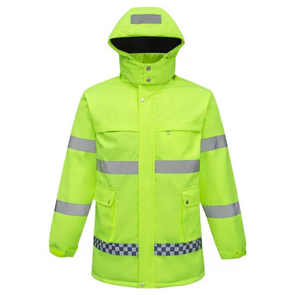 LITEGUEST Smart Heated Reflective Work Jacket for Outdoor Duty