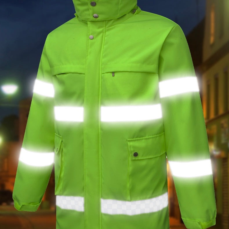 LITEGUEST Smart Heated Reflective Work Jacket for Outdoor Duty