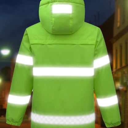 LITEGUEST Smart Heated Reflective Work Jacket for Outdoor Duty