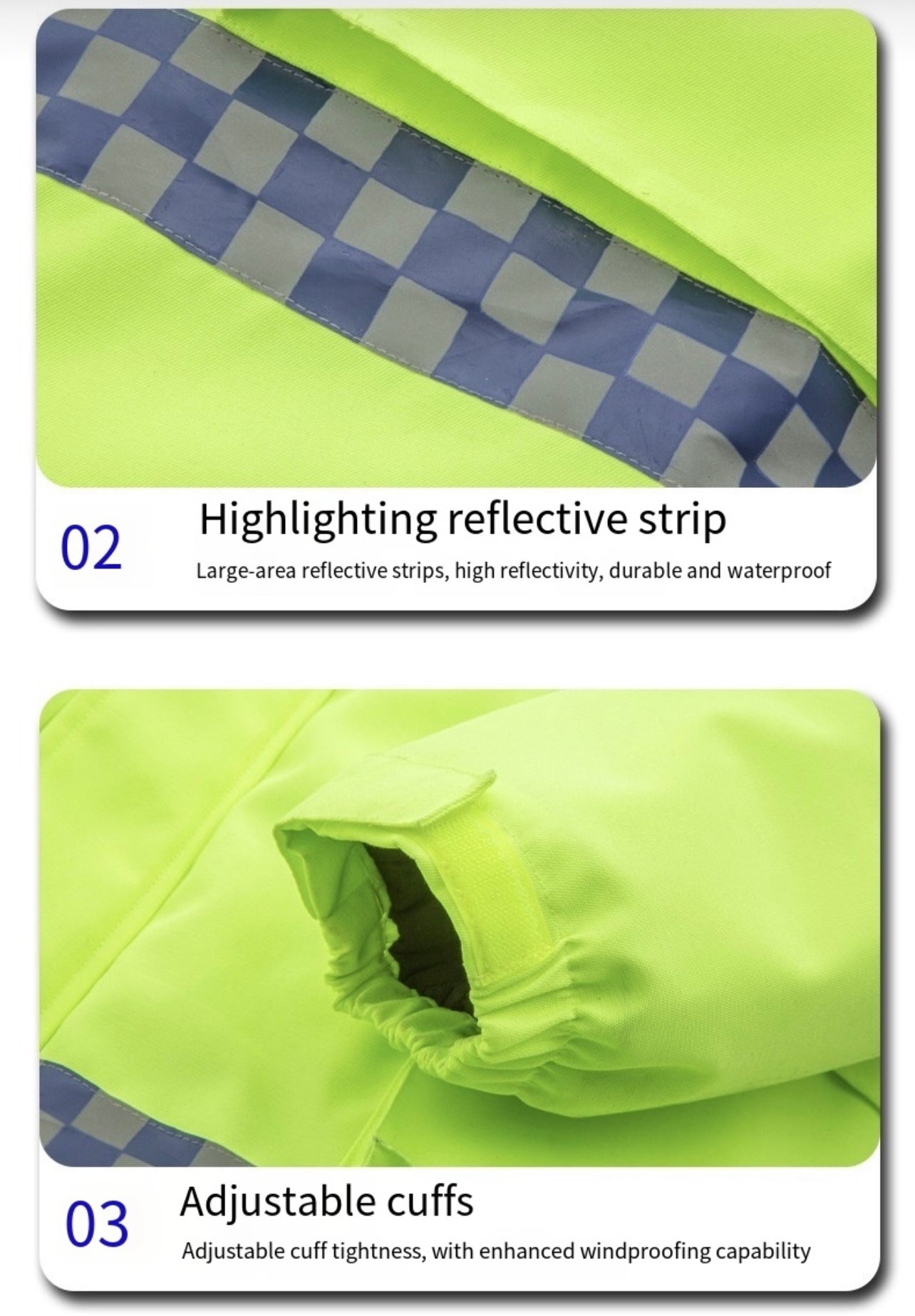 LITEGUEST Smart Heated Reflective Work Jacket for Outdoor Duty