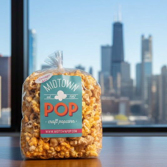 Midtown POP "Windy City" Mix Chicago Style (Caramel & Cheddar) Gourmet Popcorn