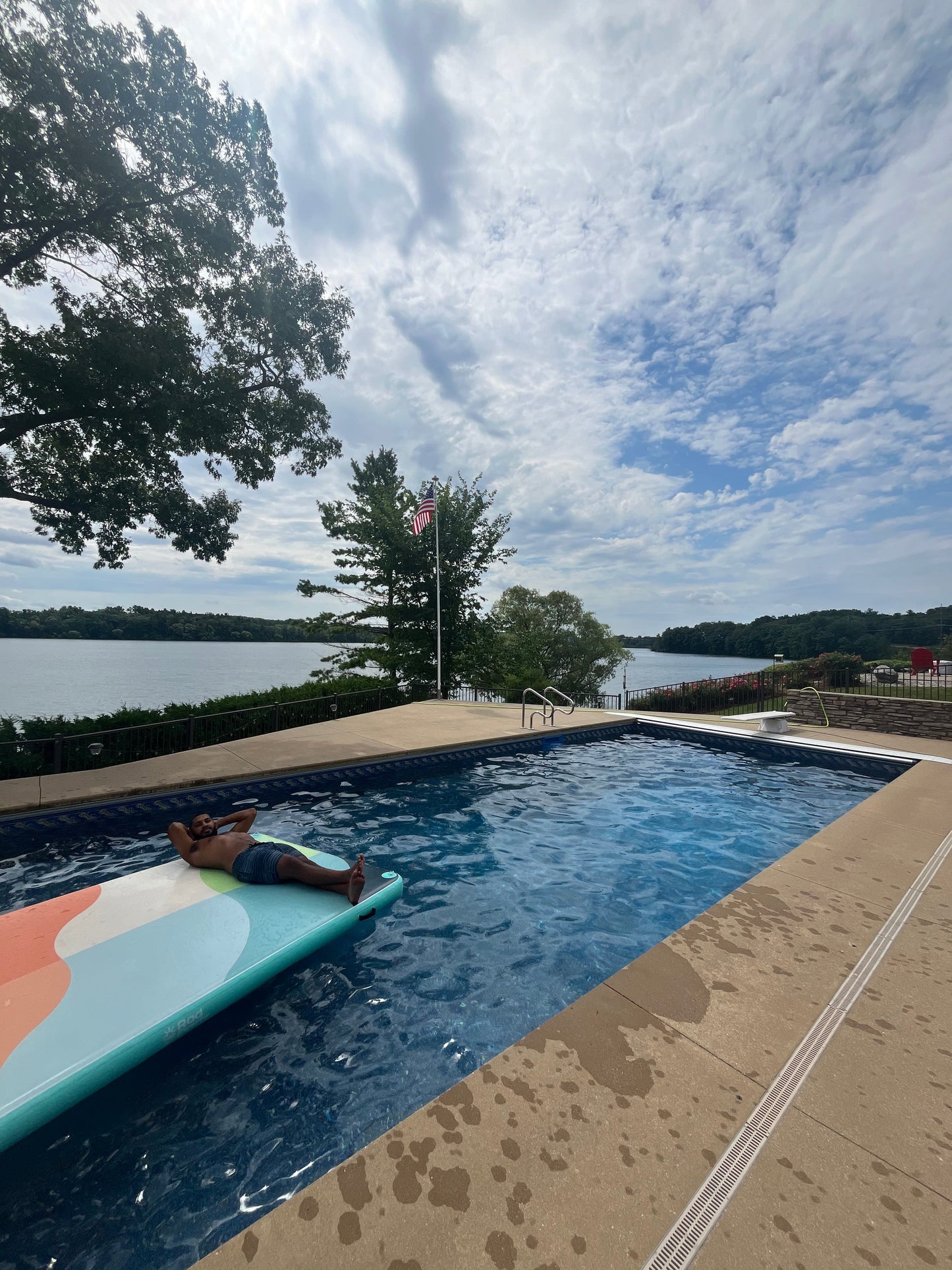 RadPadz Cannonballer | Abstract | 6’ x 12’ Inflatable Platform